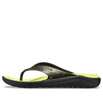 Žabky Crocs LiteRide „Black Yellow“ 205940-060