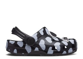 Awake NY x Classic Clog Kids „Home Is Where The Heart Is – Black“