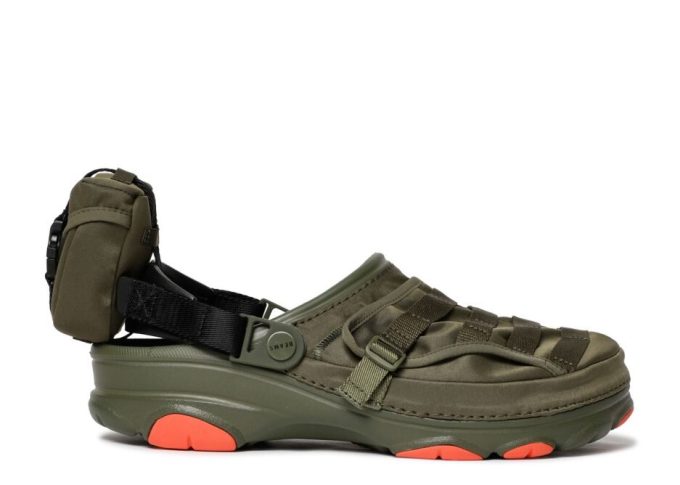 BEAMS x Klasický terénní vojenský dřevák „Army Green“