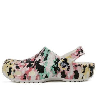 Bota Crocs Classic Pattern Multi-Color Splicing Unisex „Black Pink Green“ 206479-928