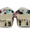 Bota Crocs Classic Pattern Multi-Color Splicing Unisex „Black Pink Green“ 206479-928