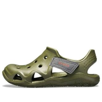 Boty Crocs (GS) Swiftwater Wave „Olive Green“ 204021-309