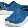 Boty Crocs LiteRide Flash Modré unisex sandály 204592-4SB