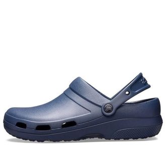 Crocs 2 ploché sytě modré sandály 205619-410