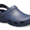 Crocs 2 ploché sytě modré sandály 205619-410