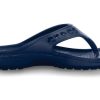 Crocs Baya Lehké útulné ploché žabky Deep Blue 11999-410
