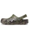 Crocs Baya Marble Fashion Outdoor Unisex vojenské zelené sandály 206935-3TC