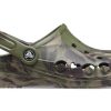 Crocs Baya Marble Fashion Outdoor Unisex vojenské zelené sandály 206935-3TC