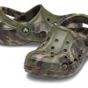 Crocs Baya Marble Fashion Outdoor Unisex vojenské zelené sandály 206935-3TC