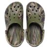 Crocs Baya Marble Fashion Outdoor Unisex vojenské zelené sandály 206935-3TC