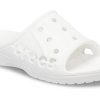 Crocs Baya Minimalistické ležérní pantofle bílé 12000-100