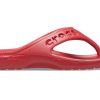 Crocs Baya Minimalistické ležérní ploché žabky červené 11999-6EN