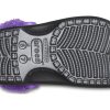 Crocs Baya Podšívaný Fuzz Strap Clogs „Black Purple“ 20663309V