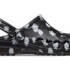 Crocs Baya sezónní tištěné dřeváky „Black Daisy“ 206230-0ZI