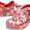 Crocs Baya sezónní tištěné dřeváky „Spicy Orange White“ 206230-82Z