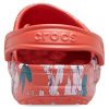 Crocs Baya sezónní tištěné dřeváky „Spicy Orange White“ 206230-82Z