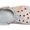 Crocs Bayaband Beach světle šedé sandály Flowers 206232-0GN