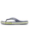Crocs Bayaband Flip Neklouzavé Odolné proti opotřebení Ležérní šedozelené pantofle „Grey Green“ 205393-0A3