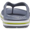 Crocs Bayaband Flip Neklouzavé Odolné proti opotřebení Ležérní šedozelené pantofle „Grey Green“ 205393-0A3