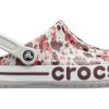 Crocs Bayaband Printed Classic Clogs „White Brown Red“ 205840-1CD