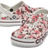 Crocs Bayaband Printed Classic Clogs „White Brown Red“ 205840-1CD