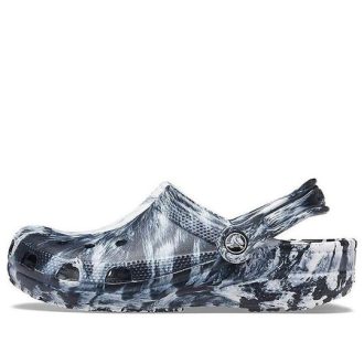 Crocs Beach Marble Unisex Black White Sandály „Black White“ 206867-103