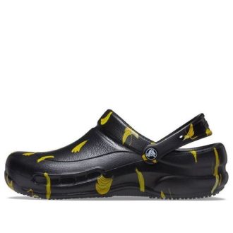 Crocs Bistro Graphic Clogs „Black Yellow“ 204044-064