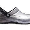 Crocs Bistro Graphic Clogs „Silver Black“ 204044-041