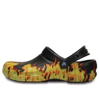 Crocs Bistro Graphic Clogs „Yellow Black“ 204044-001