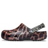 Crocs Classic Animal Beach Sandals Unisex Black 207840-0ZR