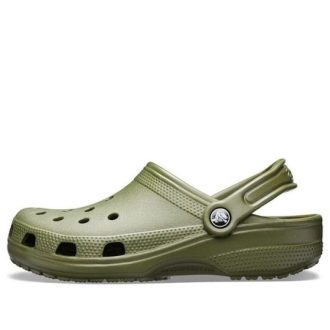 Crocs Classic Beach Unisex armádní zelené sandály 10001-309