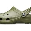 Crocs Classic Beach Unisex armádní zelené sandály 10001-309