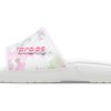 Crocs Classic Bleach Dye Slides „White Pink“ 207411-94S