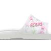 Crocs Classic Bleach Dye Slides „White Pink“ 207411-94S