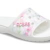 Crocs Classic Bleach Dye Slides „White Pink“ 207411-94S
