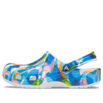 Crocs Classic Bubble Block Clogs „Blue Multi“ 207298-94S