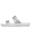 Crocs Classic Casual Fashion Unisex stříbrné pantofle 207769-90H