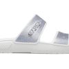 Crocs Classic Casual Fashion Unisex stříbrné pantofle 207769-90H