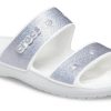 Crocs Classic Casual Fashion Unisex stříbrné pantofle 207769-90H