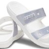 Crocs Classic Casual Fashion Unisex stříbrné pantofle 207769-90H