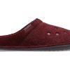 Crocs Classic Casual Thicken Stay Warm Unisex vínově červené pantofle 203600-60U
