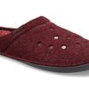 Crocs Classic Casual Thicken Stay Warm Unisex vínově červené pantofle 203600-60U