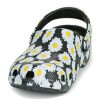 Crocs Classic clo daisy Sandály s celopotiskem Unisex Black 206375-0ZI