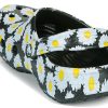 Crocs Classic clo daisy Sandály s celopotiskem Unisex Black 206375-0ZI