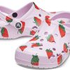 Crocs Classic Clog Casual Unisex růžové jahodové sandály 206230-6GD
