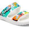 Crocs Classic Clog Cosy Unisex bílé vícebarevné pantofle „White“ 207856-94S Crocs Classic Clog Cosy Unisex bílé vícebarevné pantofle „White“ 207856-94S