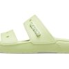 Crocs Classic Clog Cozy Unisex Šedozelené pantofle 206761-335