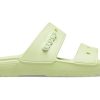 Crocs Classic Clog Cozy Unisex Šedozelené pantofle 206761-335