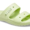 Crocs Classic Clog Cozy Unisex Šedozelené pantofle 206761-335
