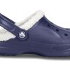 Crocs Classic Clog Crocs Stay Warm Odolné proti opotřebení Námořnická modrá Unisex pantofle 16244-49U